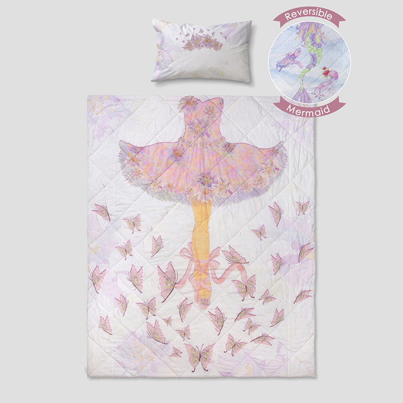 Pastel Princess Reversible Cotton Comforter - 480 GSM media 6
