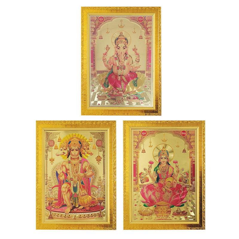 Ganesha Laxmi Hanuman Festive Wall Accent media 3