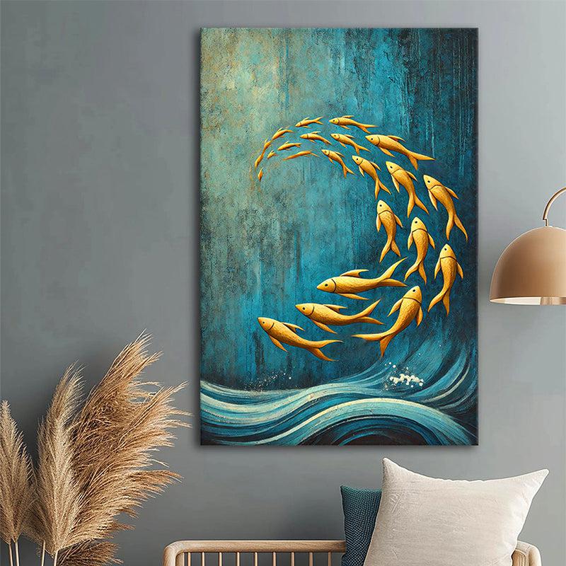 Beneath The Blue Wall Painting