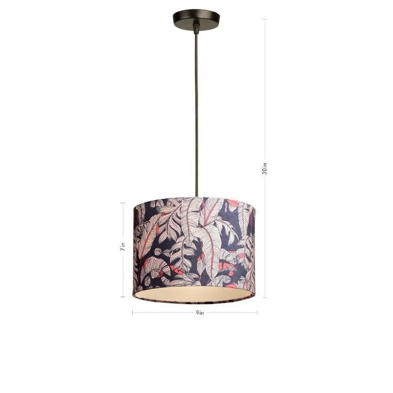 Tropical Trance Fabric Ceiling Lamp media 4