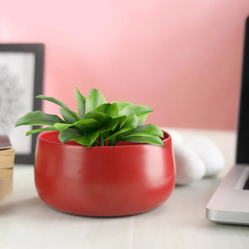 Helena Hue Planter (Red) - Set Of Two media 6