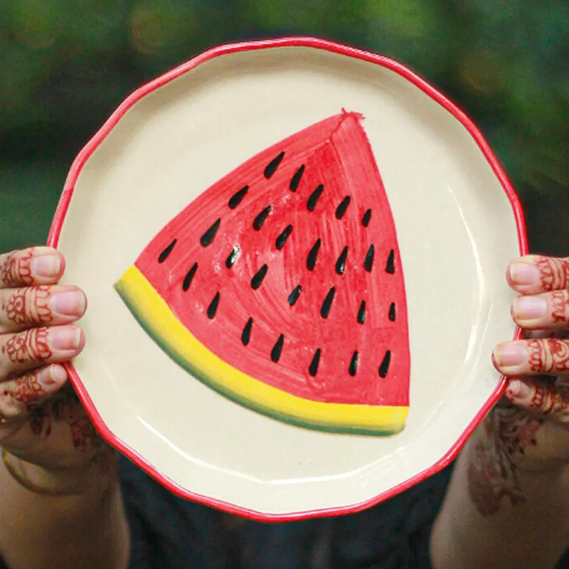 Melon Dreams Ceramic Quarter Plate media 3