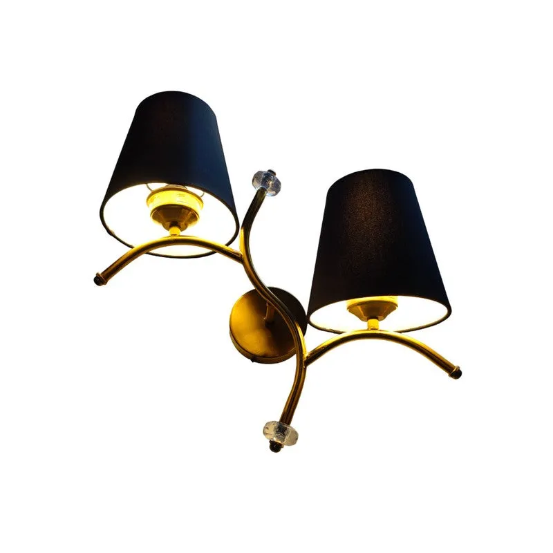 GlowStem Twin Cotton Wall Lamp - Black media 7
