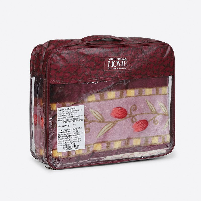 Monte Carlo Floral Embrace Blanket - 483 GSM media 7