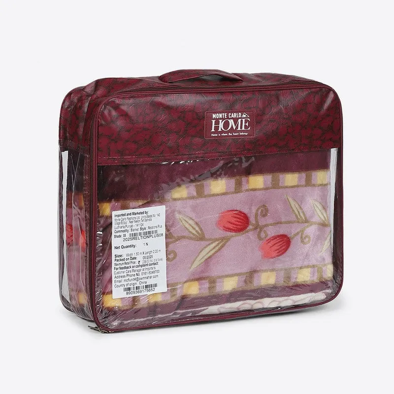 Monte Carlo Floral Embrace Blanket - 483 GSM media 7