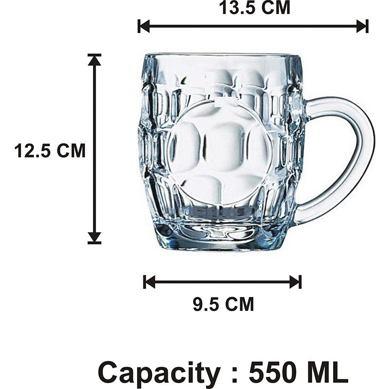 Anatola Beer Mug (550 ML) Set Of Two media 6