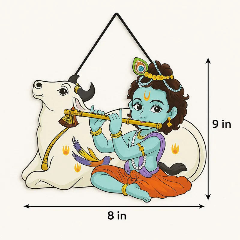 Balagopala I Polyester & MDF Wall Hanging media 5
