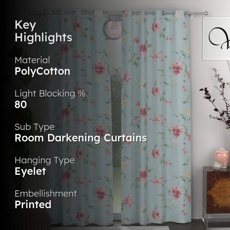 Floral Dream Curtains - Set of Two media 2