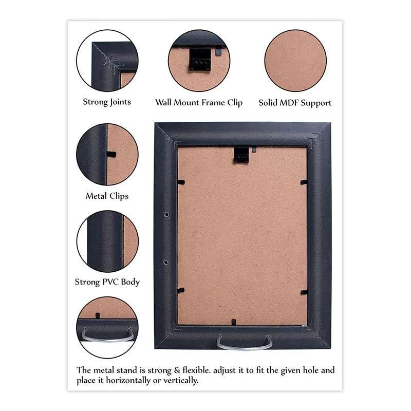 Elegant Brown Wood Tabletop Photo Frame media 5