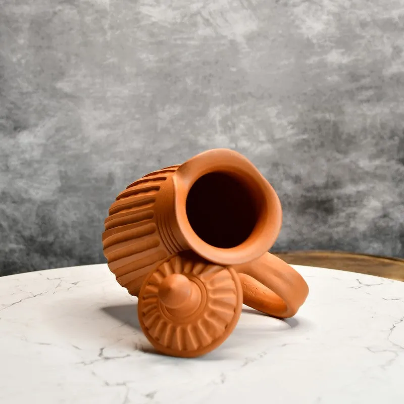 Victoria Terracotta Jug with Glasses - Three Piece Set - 6