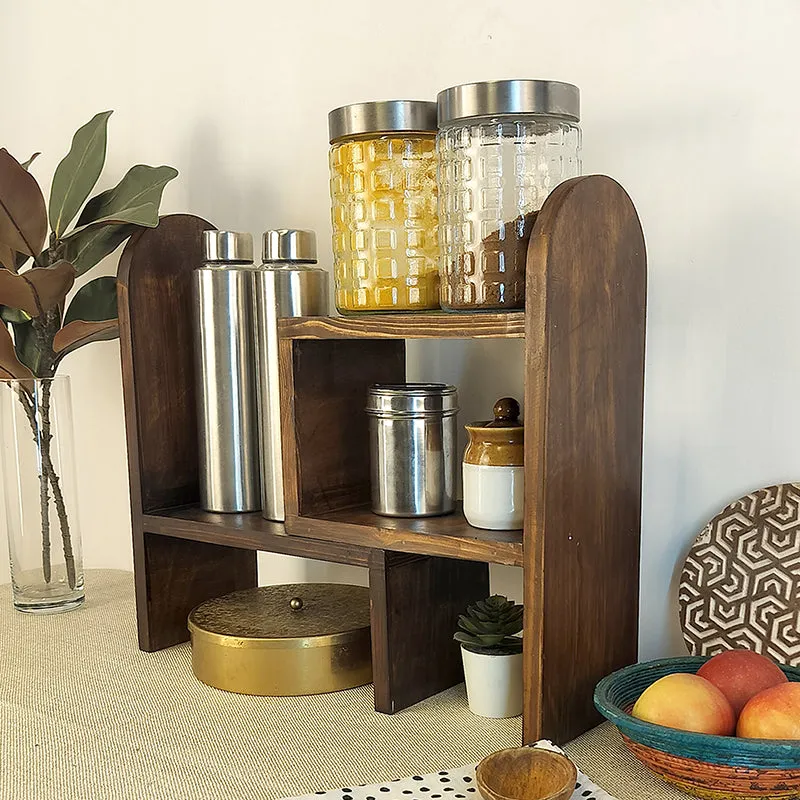 Astris Wooden Kitchen Countertop Organiser media 4