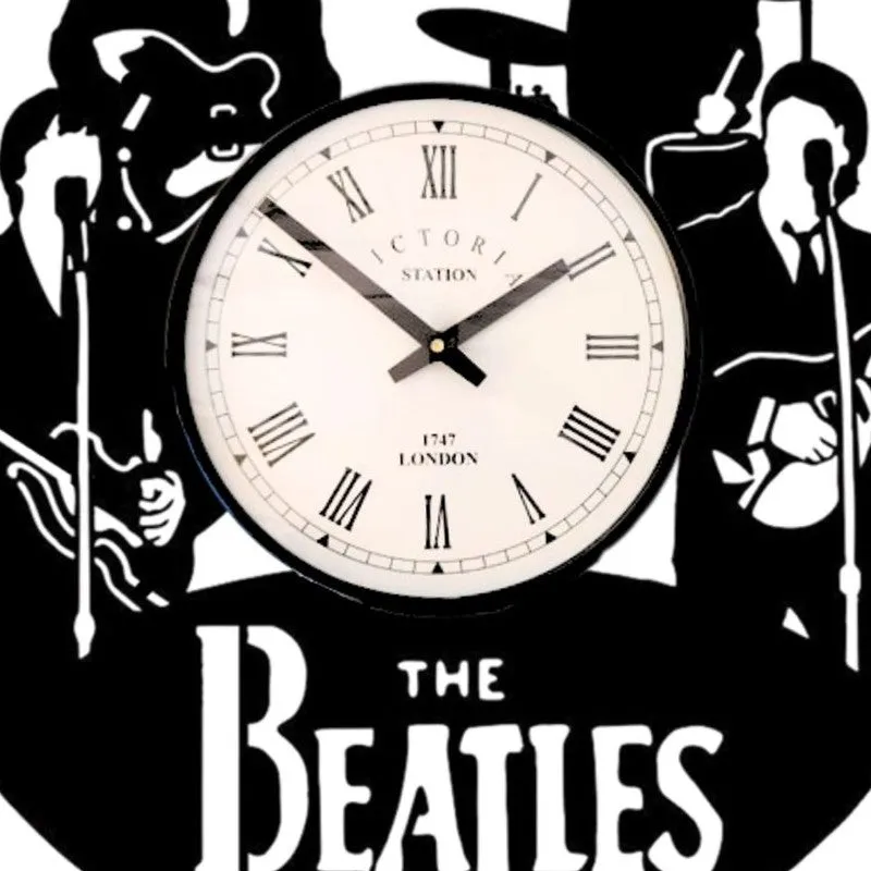 The Beatles Steel Analog Wall Clock - Black media 5