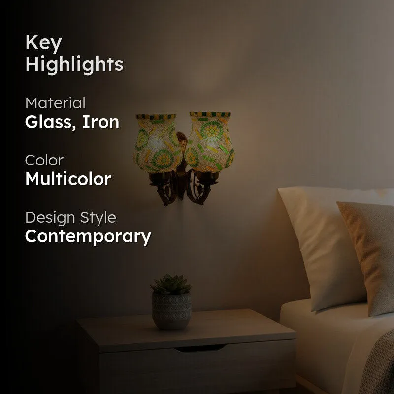 Elegant Beam Iron Wall Lamp media 2