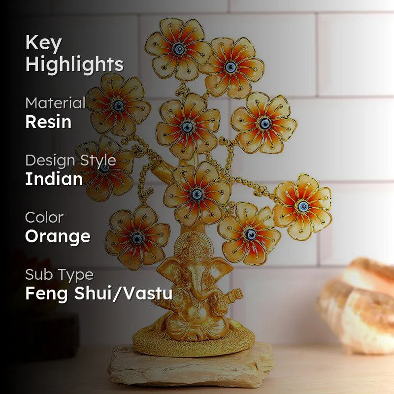 Ganapati Feng Shui Tree Of Life Showpiece media 2