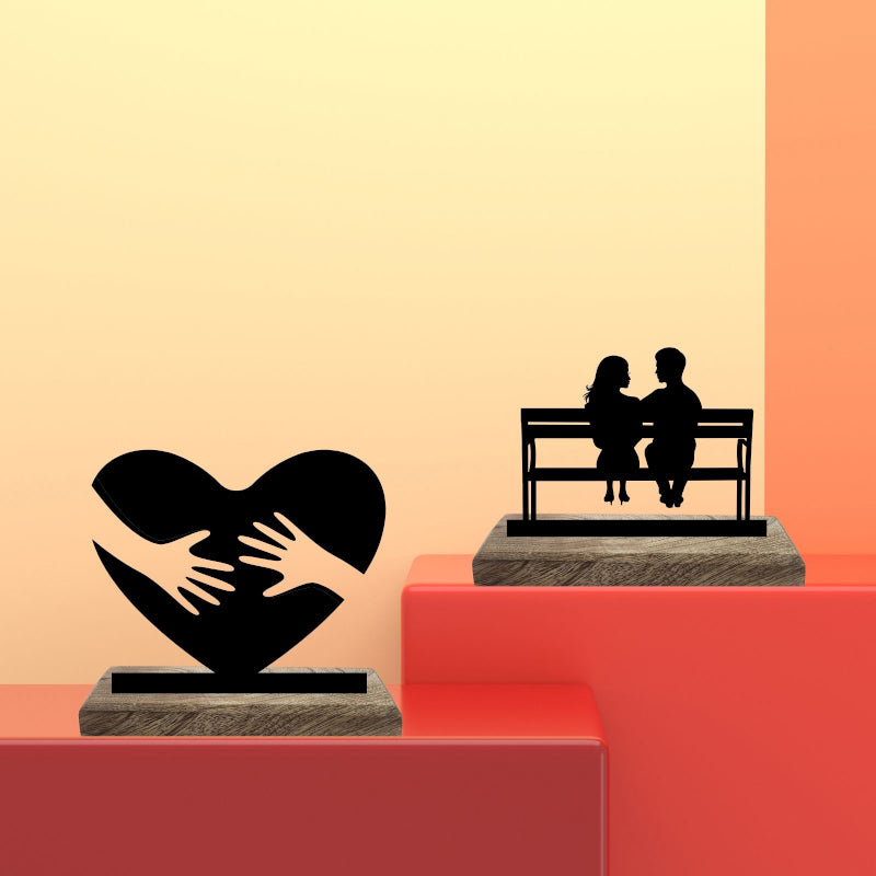 Everlong Affection Showpiece - Set Of Two