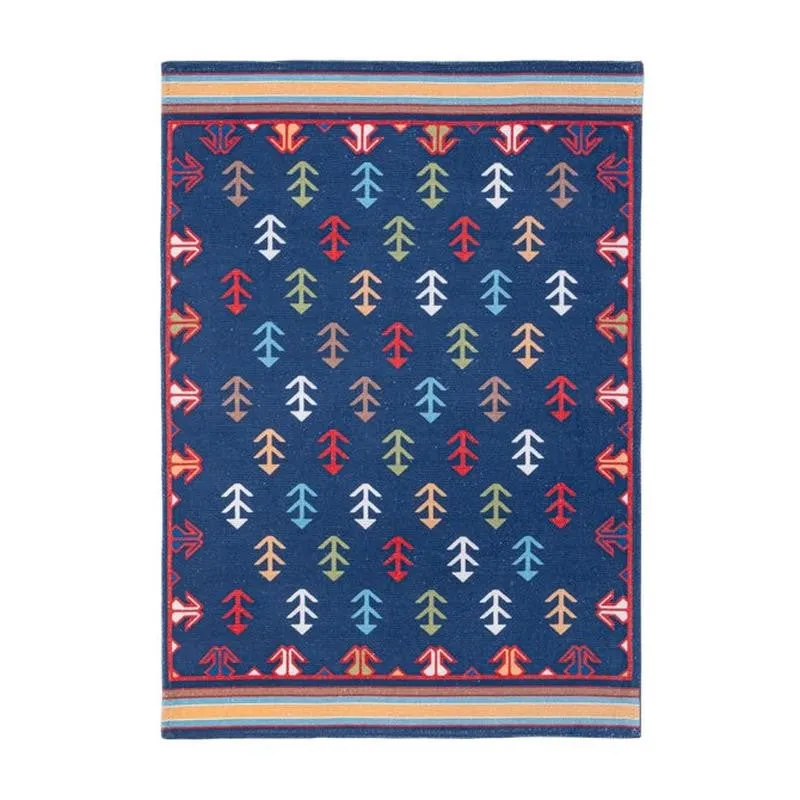 Zerra Cotton Door Mats - Blue media 8