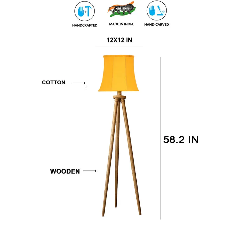 Cotin Curve Tripod Floor Lamp - Yellow media 6