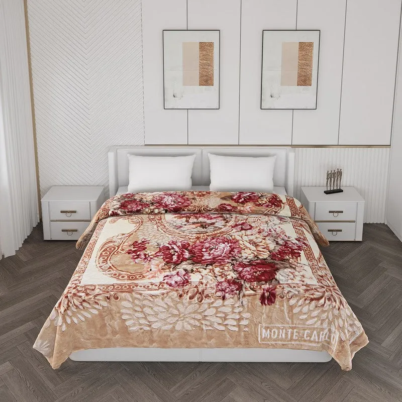 Monte Carlo Floral Serenity Blanket - 850 GSM media 3