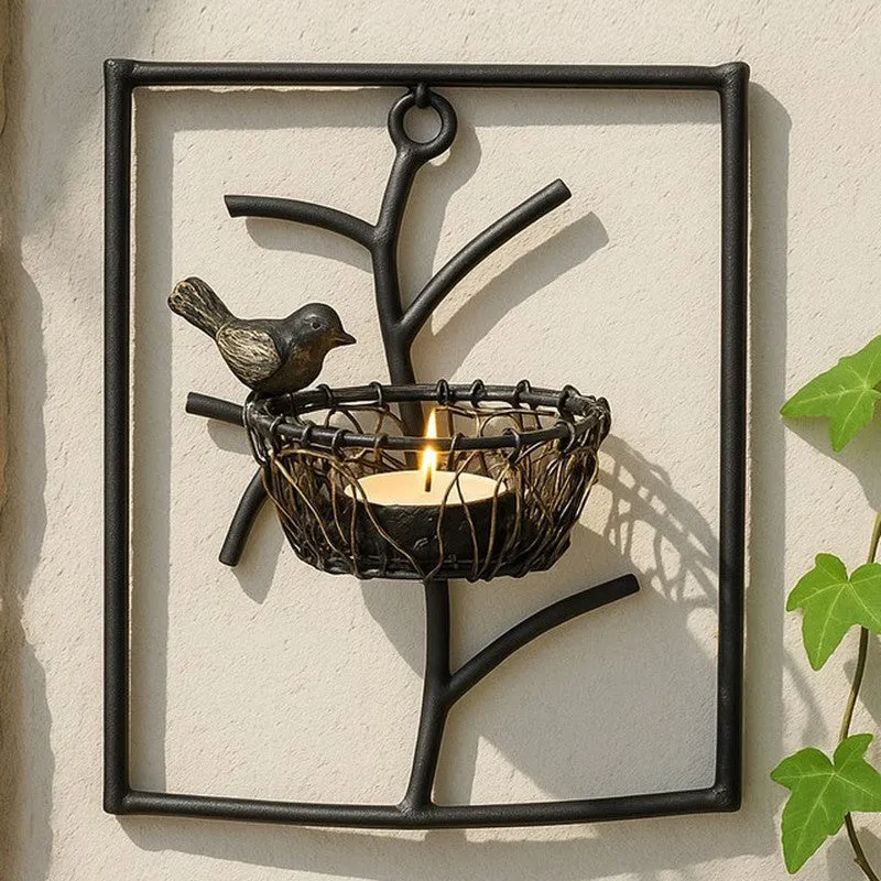 Bird Nest Candle Holder media 1