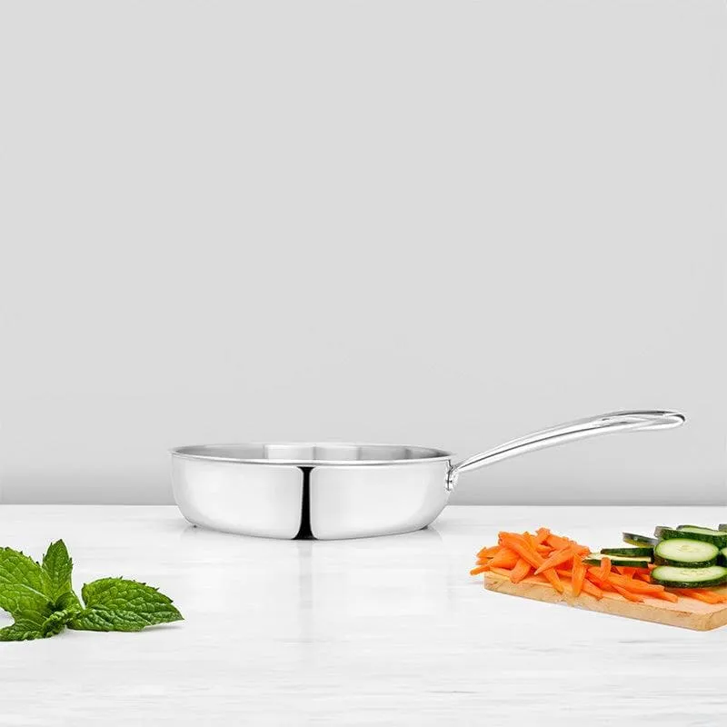 Venko Stainless Steel Frying Pan - 1900 ML media 1