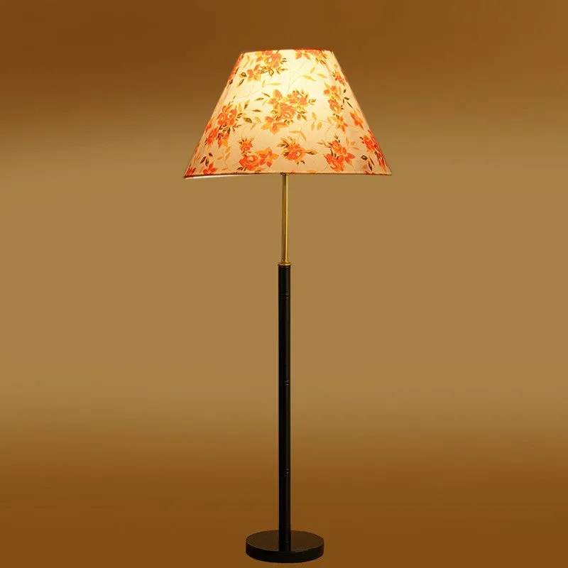 Golden Ray Wooden Floor Lamp - Orange media 6
