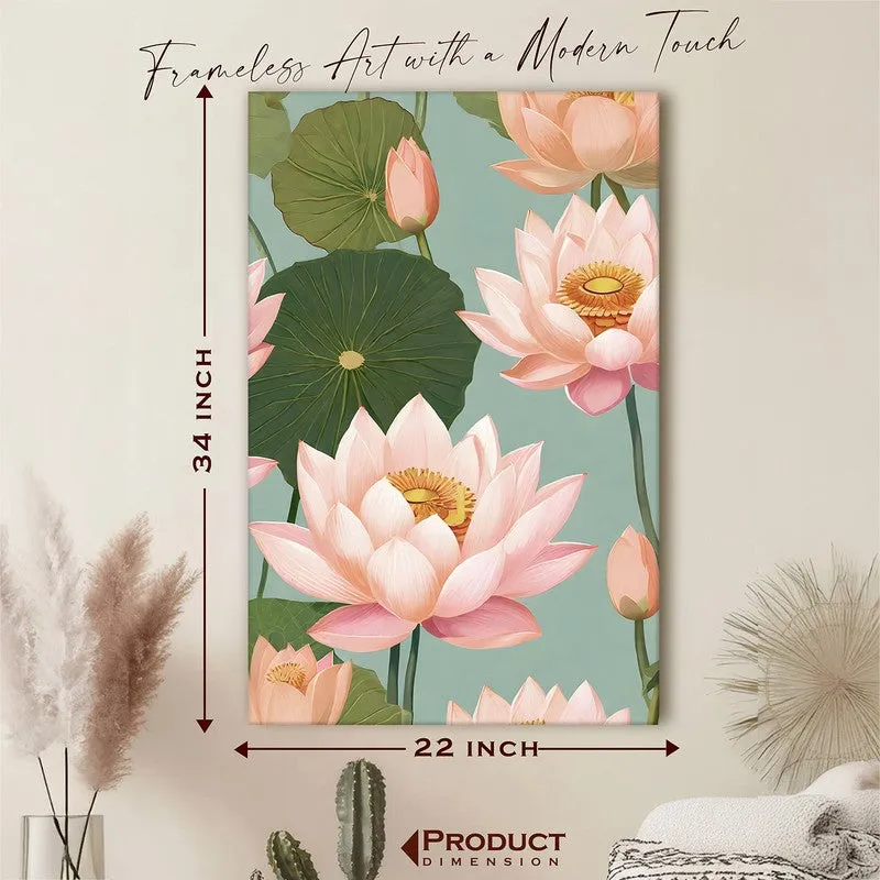 Florence Lotus Wall Art media 9