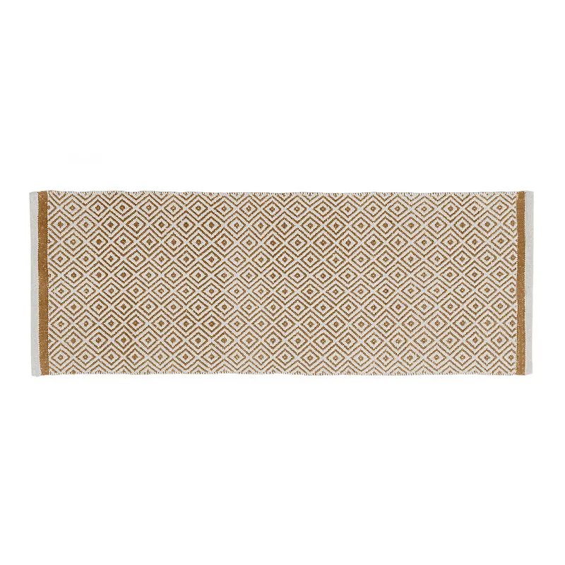 Earthica Cotton Runner Rug - Beige media 1