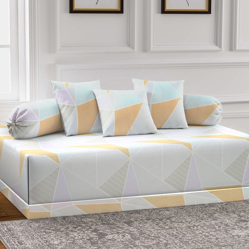 Drapnel Diwan Set - Six Piece Set