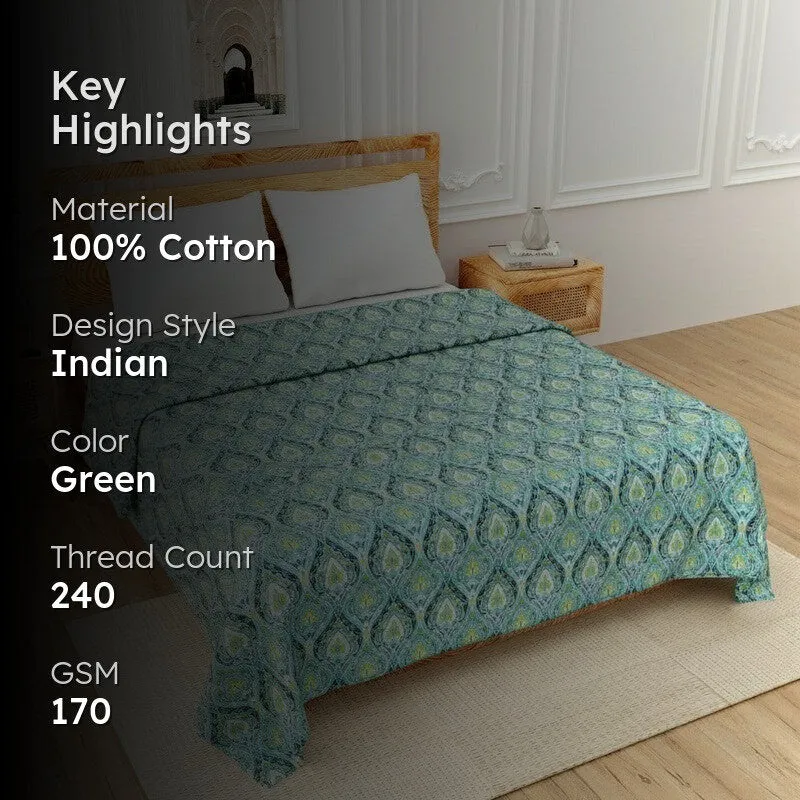 Blossom Drift Cotton Dohar - 240 TC media 2