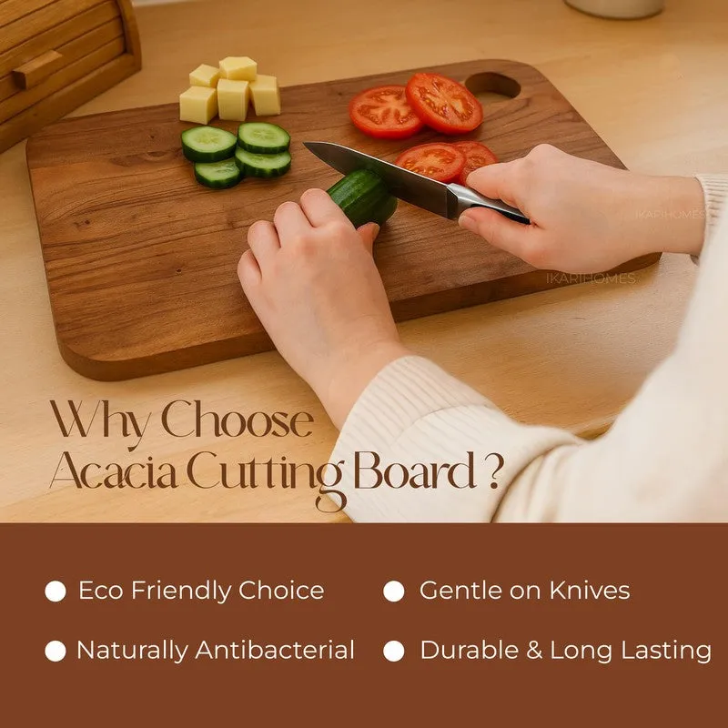 Zevricon Boho Acacia Wood Chopping Board media 8