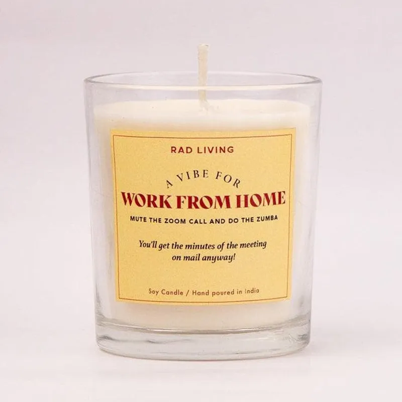 Work From Home - Cappuccino Scented Candle media 6