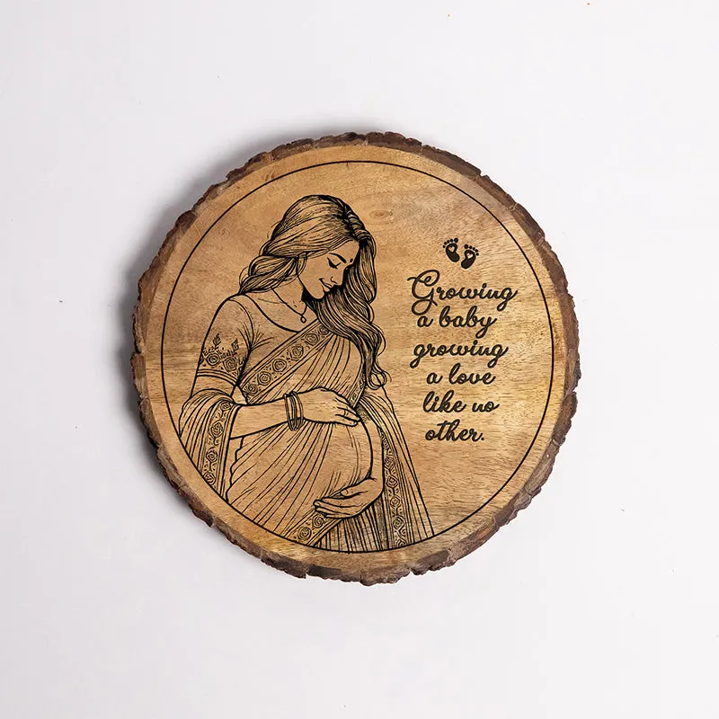 Growing Love Wood Showpiece - Round media 5