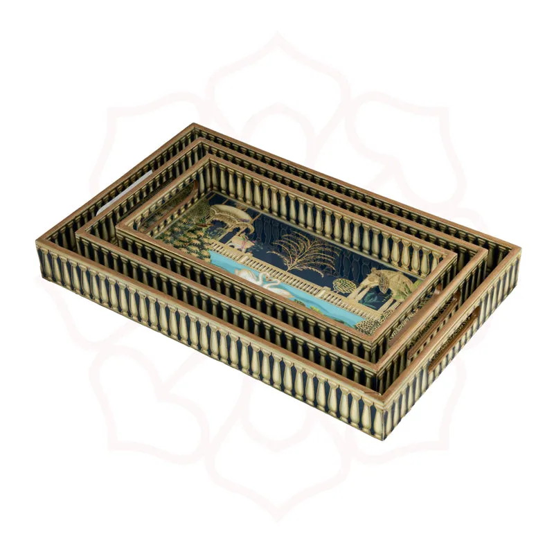 Rajhans Serving Tray - Set Of Three media 4