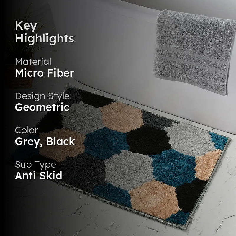Hexadry Microfiber Bath Mat - Grey media 2