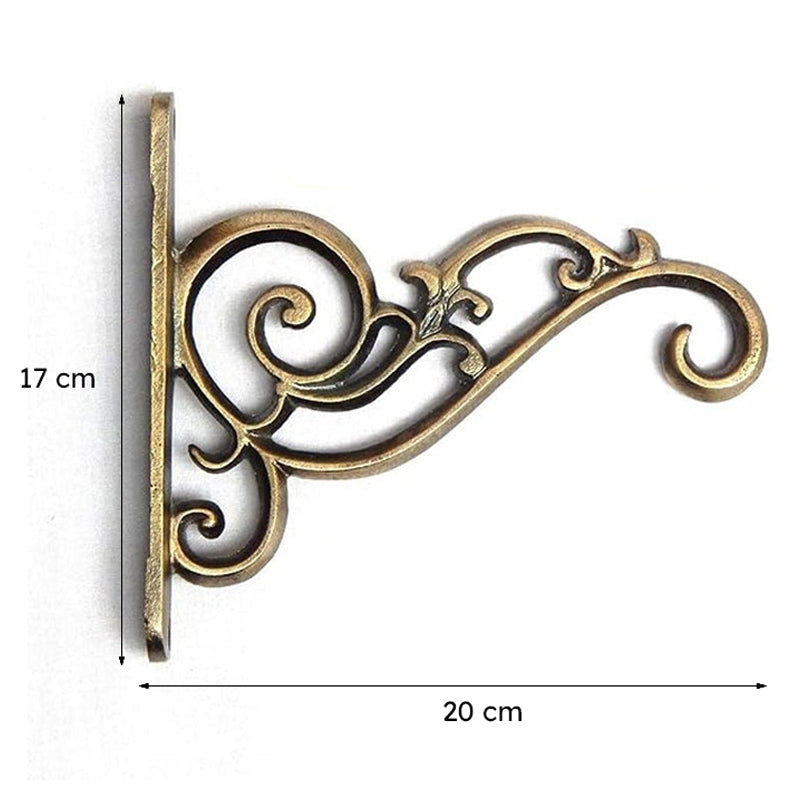 Amiya Wall Bracket (Antique Gold) - Set Of Two media 7