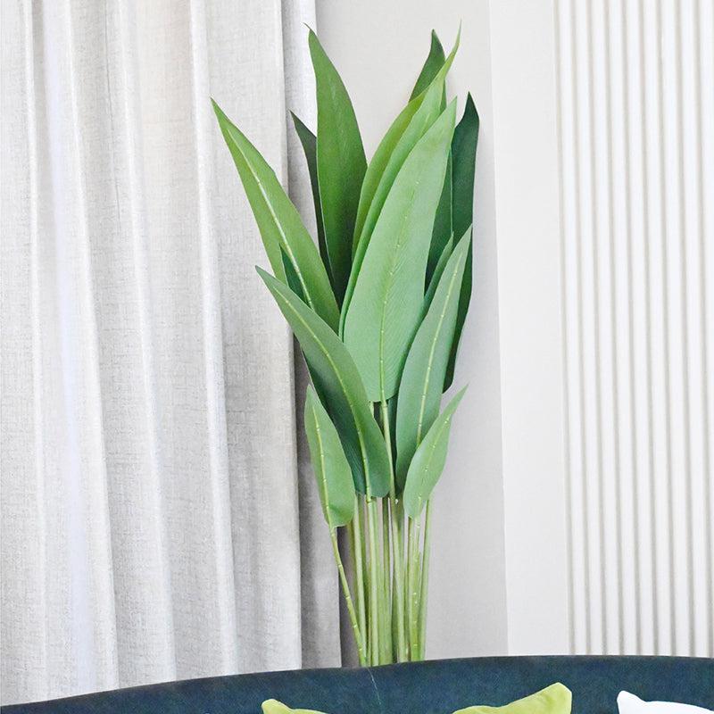 Strelixa Artificial Bird Of Paradise Plant With Basic Black Plastic Pot - 119 cm (4 ft) media 8