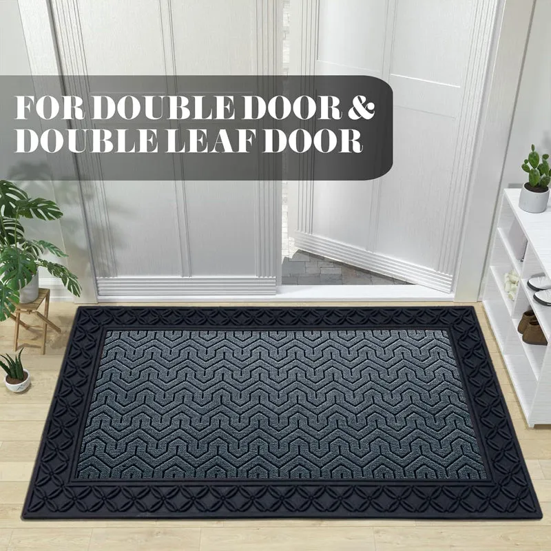 Coire Block Coir Door Mats - Grey,Black media 4