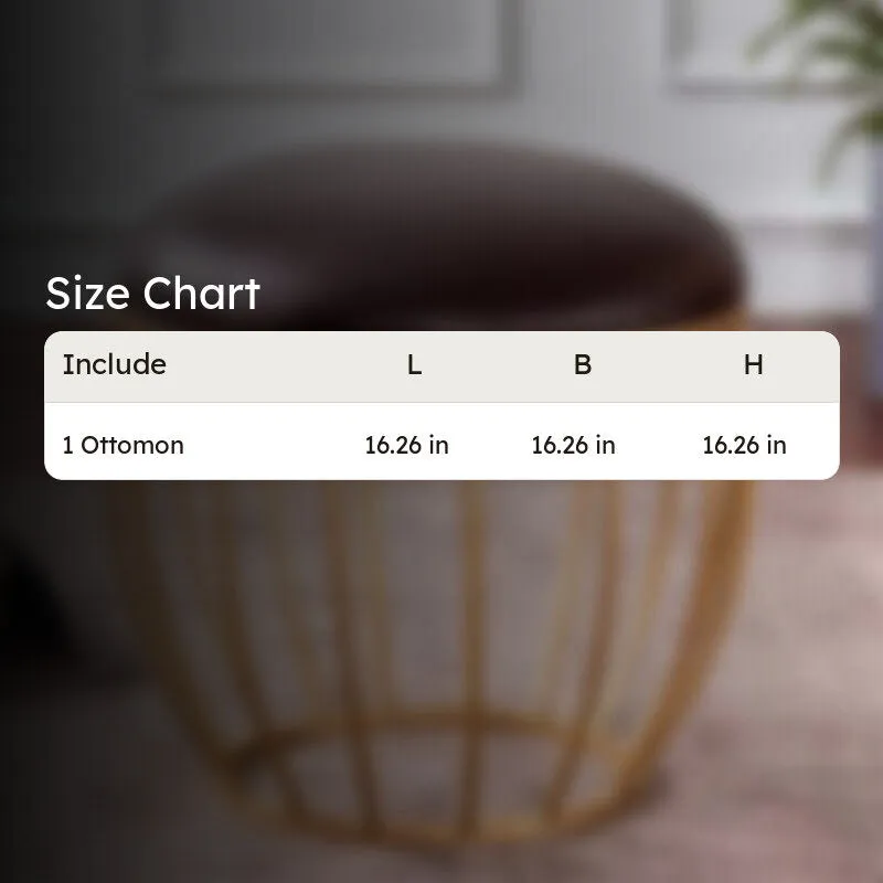 Smooth Drift Ottoman - Brown media 7