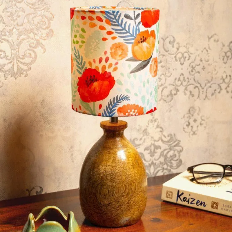 Flora Brendon Fabric Table Lamp - Multicolor media 3