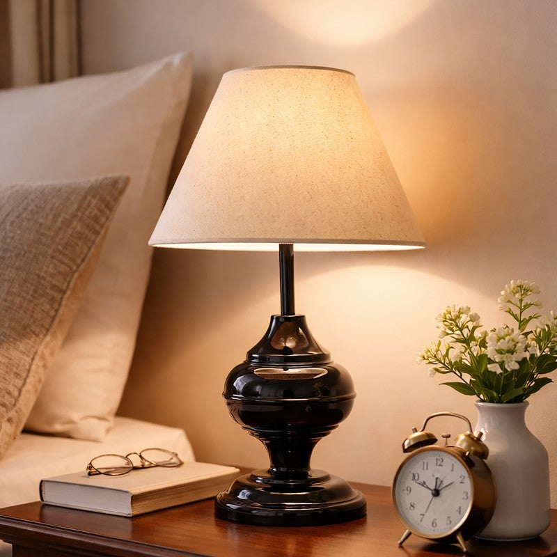 MonoCraft Metal Table Lamp - Beige
