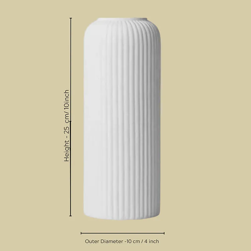 Aura Forma Ceramic Vase - Grey media 6