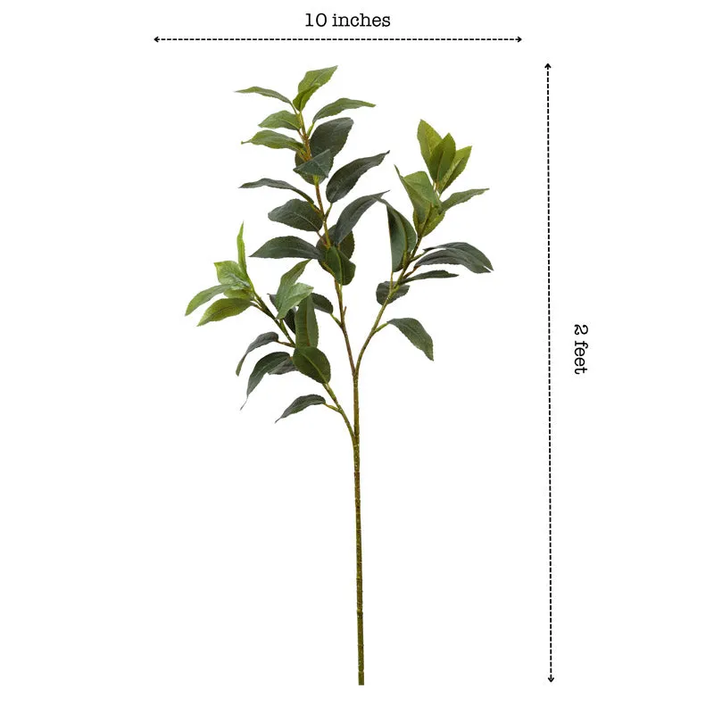 Artificial Realistic Green Flower Stick media 6