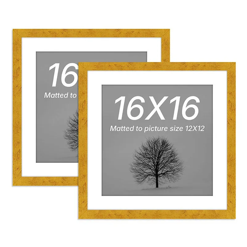 Driftwood Charm Photo Frame (Gold) - Set Of Two media 3