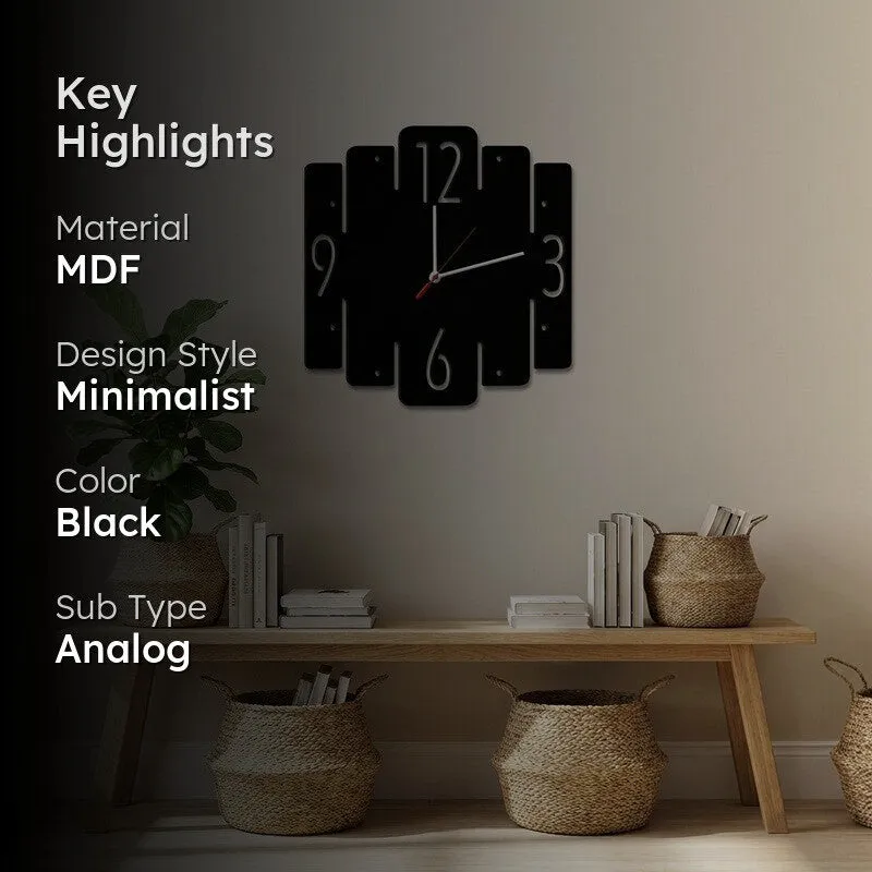 Zigra MDF Wall Clock media 2