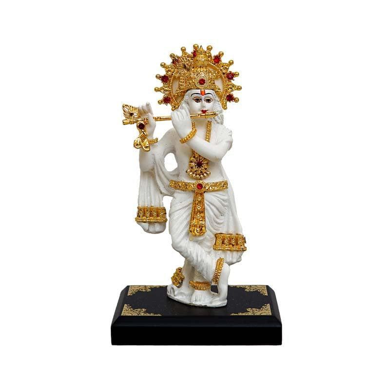 Standing Krishna Murti - White media 4
