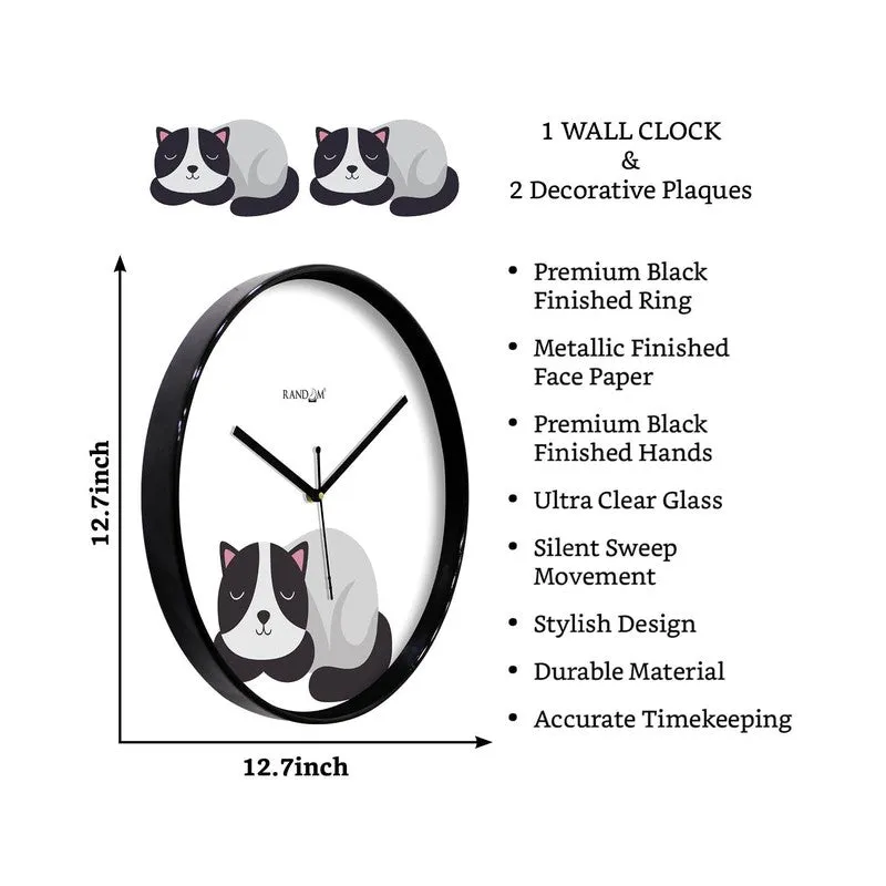 Cat Nap Time Wall Clock media 9