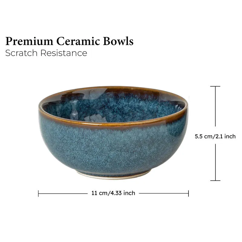 Tarangini Handmade Dinner Set (Blue) - 18 Piece Set media 7