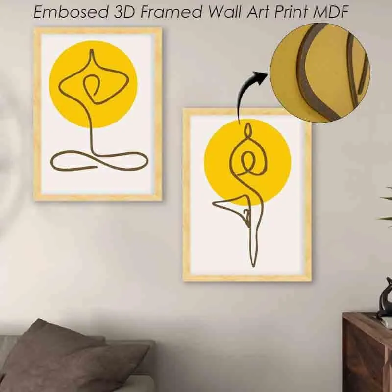 Yoga Line Wall Art - Set Of Two media 7
