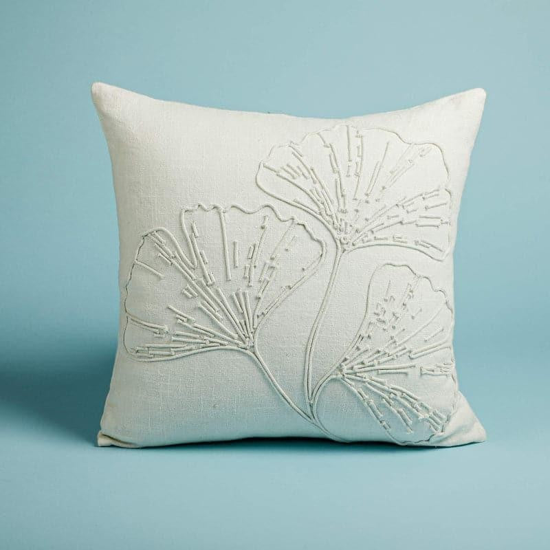 Flodera Embroidered Cotton Cushion Cover media 2