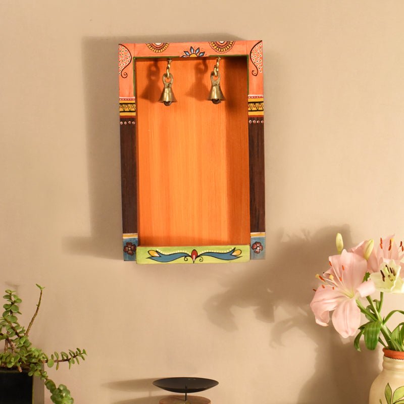 Swara Wooden Wall Accent With Bells